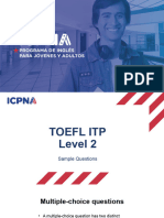 TOEFL ITP Level 2 - Multiple Choice Questions