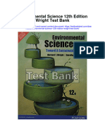 Environmental Science 12th Edition Wright Test Bank