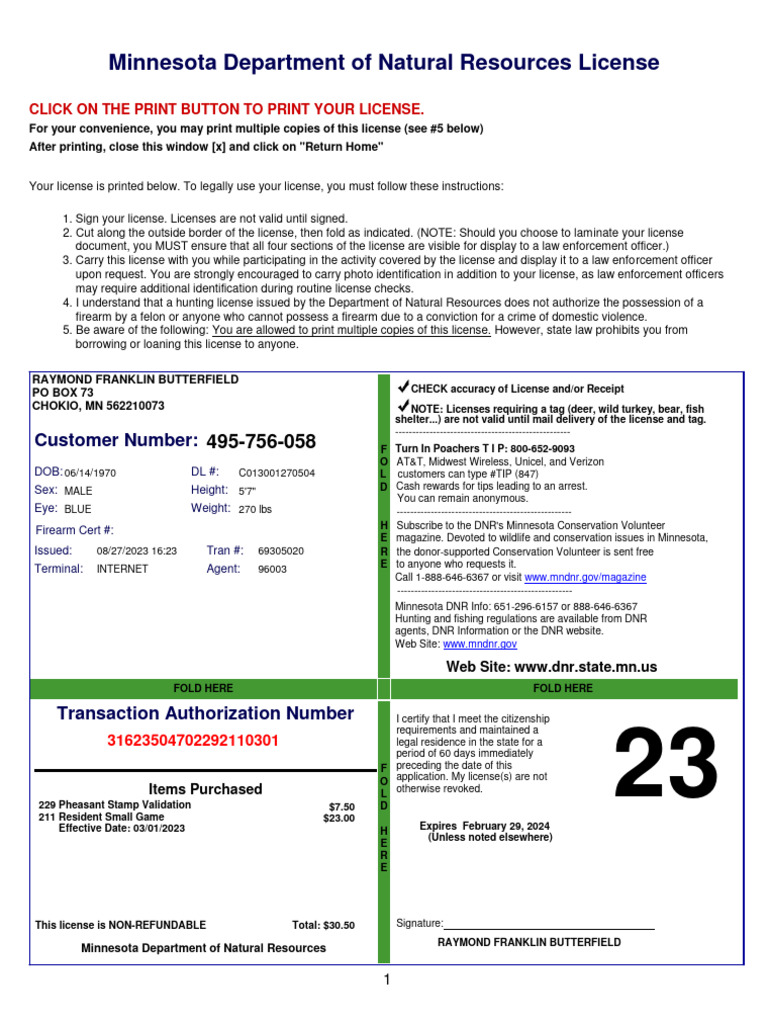 Nebraska Senior Hunting And Fishing License