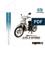 Manual Moto JL125 - 8 Skywing