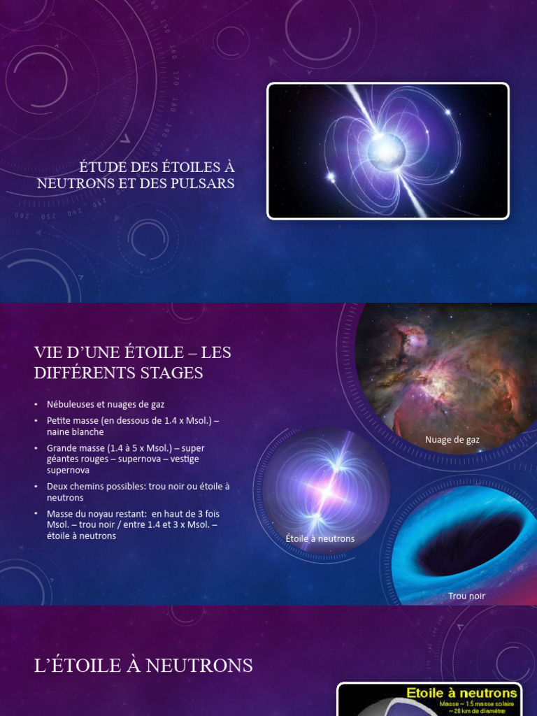 Étoiles À Neutrons | PDF | Étoiles | Trou noir