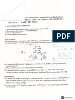 Electronics Quiz 1