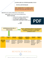 Trabajo Beneficio Social - Maestria