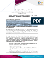 Guia de Actividades y Rúbrica de Evaluación - Paso 4 - La Calorimetría y Las Leyes de La Termodinámica