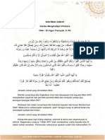 Khutbah Jumat Cerdas Menghadapi 5 Perkara