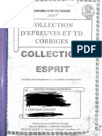 Collection Esprit ( Cinétique)