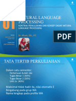 Natural Language Processing 1