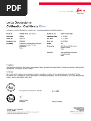 0129-JSW Calibration Certificate