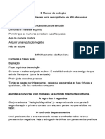 O Manual Da Sedução - Resumo