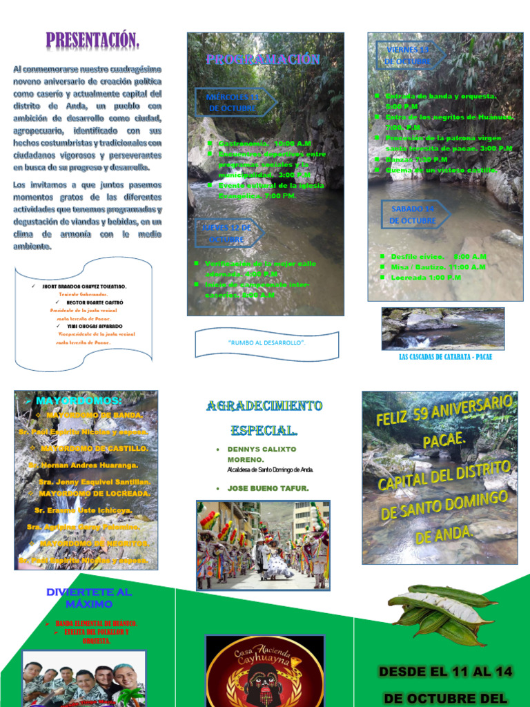 Triptico Pacae | PDF