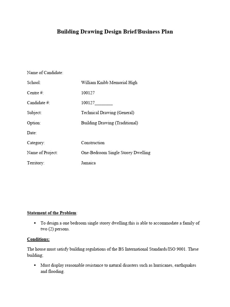 Td b business plan past project guide pdf