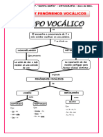 Ortografía - Concurrencia Vocálica - 3ero Sec