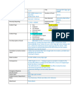 Incident Report HH 293