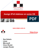 Assign IPv6 On Some OS