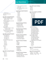 Answers To Numerical Questions: Glossary