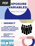 Exposure Variables