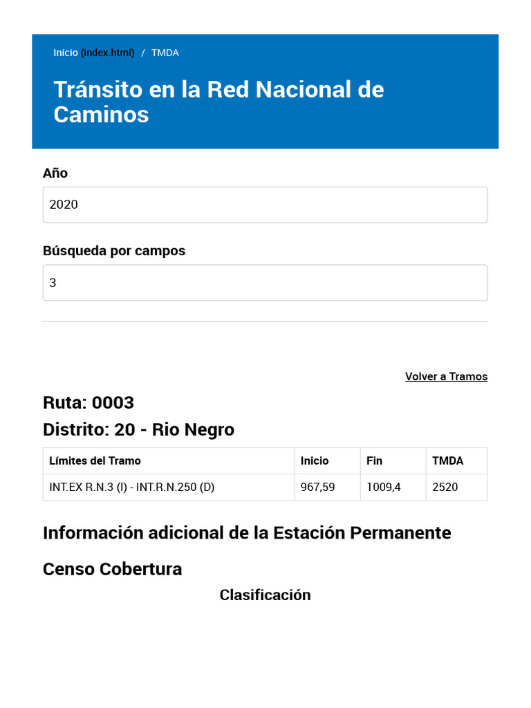 TMDA Vialidad Nacional 2020 | PDF | Tecnología