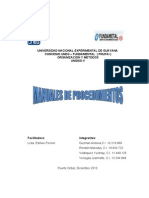 O Y M Manuales de Procedimientos Tema 5