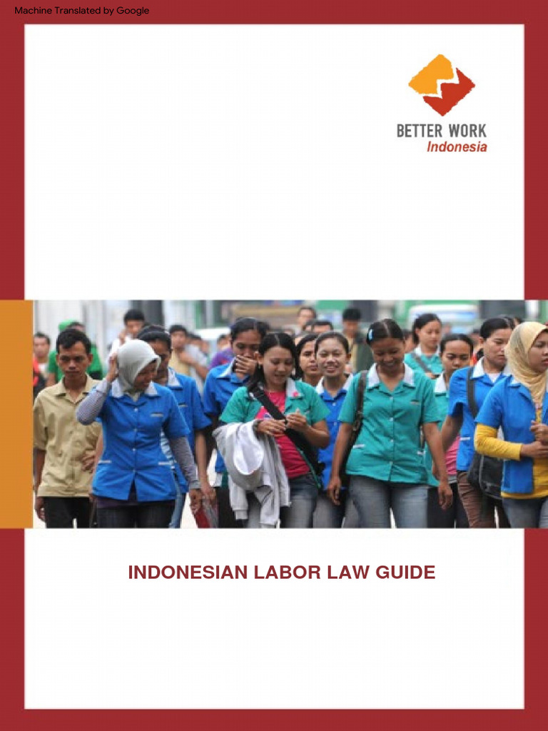 Indonesian Labour Law Guide 2015 Pdf Sexual Harassment Labour Law