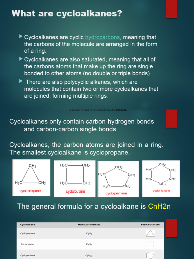 Cycloalkanes | PDF