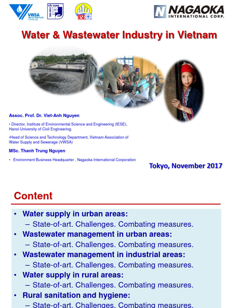 Water & Wastewater Industry in Vietnam (2017) PDF Sewage Treatment Water Purification