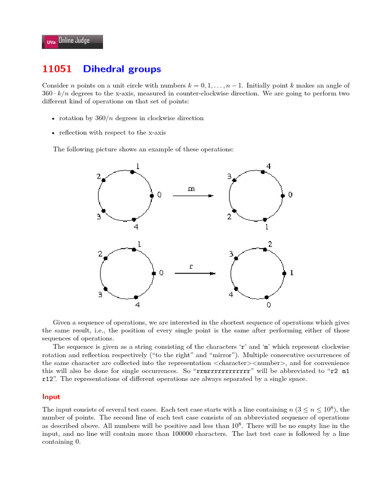 Dihedral Groups | PDF