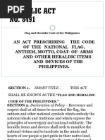 Republic Act NO. 8491