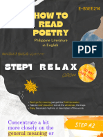 Module 3 - How To Read A Poem