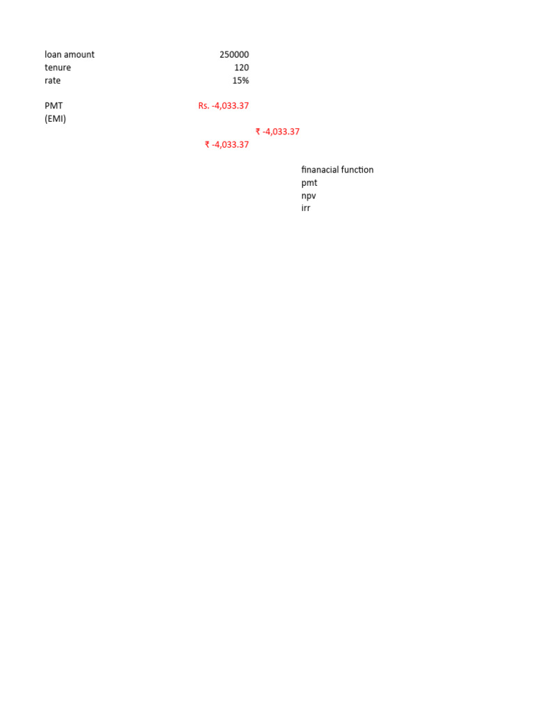 Excel functions financial lookup index match pdf internal rate