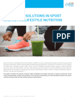 Sports Nutrition and Key Ingredients