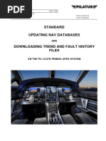 Not Print Pilatus PC12-NG - 3 - Standard Aircraft - Updating Nav Database Pilots-Guide 02313 Rev 10