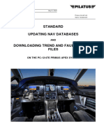 Not Print Pilatus PC12-NG - 3 - Standard Aircraft - Updating Nav Database Pilots-Guide 02313 Rev 10