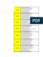 Listado Estadistica