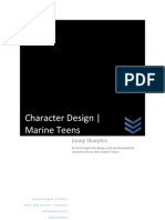 Character Design - Marine Teens: Jonny Sharples