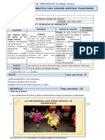 SESIÓN DE APRENDIZAJE 01 Módulo Lectura