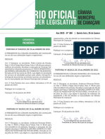 Do Poder Legislativo: Diário Oficial