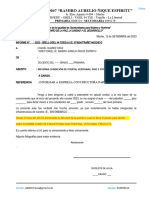 Informe Situaciòn de Aula