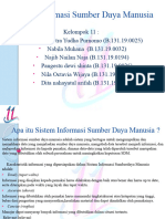 Sistem Informasi Sumber Daya Manusia (Kel11)