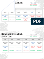 Propuesta Horario Semanal