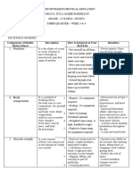 HEALTH OPTIMIZING PHYSICAL EDUCATION Week3&4