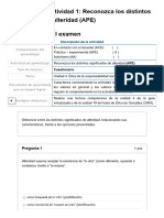 Etica Actividad 1 - Reconozca Los Distintos Significados de Alteridad (APE)