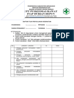 Daftar Tilik Monitoring