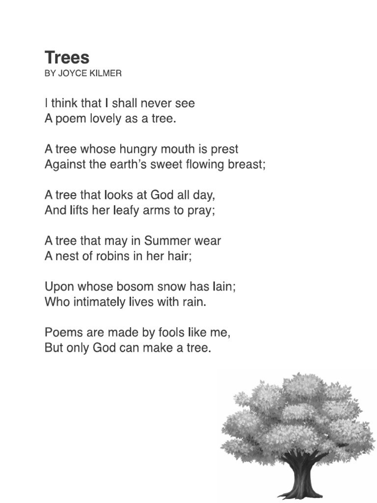 Trees by Joyce Kilmer PDF