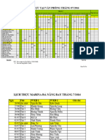 Lịch trực T7.2016