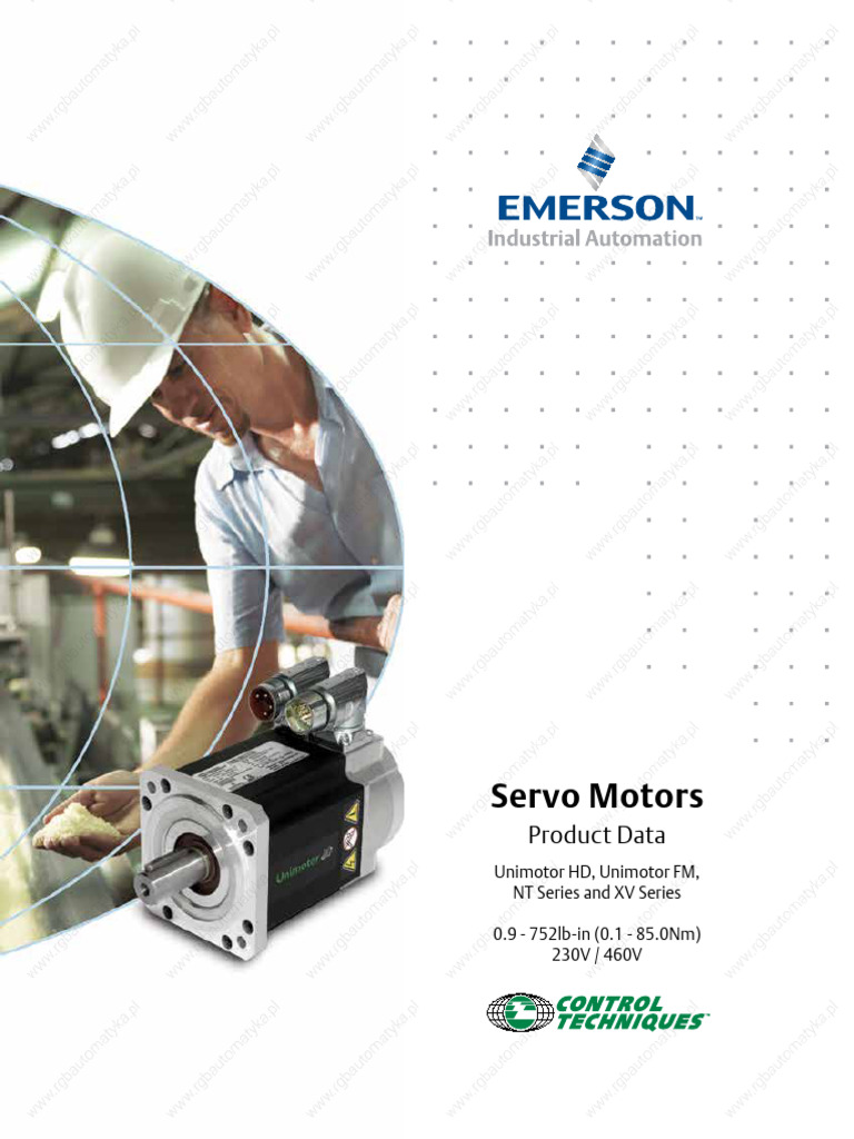 Control Techniques Servo Motors Overview | PDF | Electric Motor |  Electrical Engineering