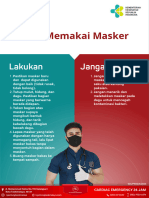 Poster Cara Memakai Maske