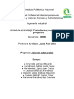 Proyecto Jabones Artesanales - 4IM84 - Form y Eval de Proyec