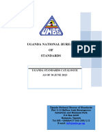 Uganda Standards Catalogue As of 30 June 2023-Final
