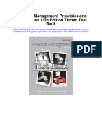 Financial Management Principles and Applications 11th Edition Titman Test Bank