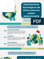 Exportaciones de China Hacia Los Países Seleccionados